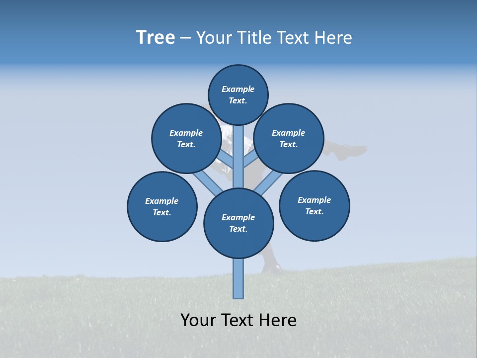 Man Ceo Kicking PowerPoint Template