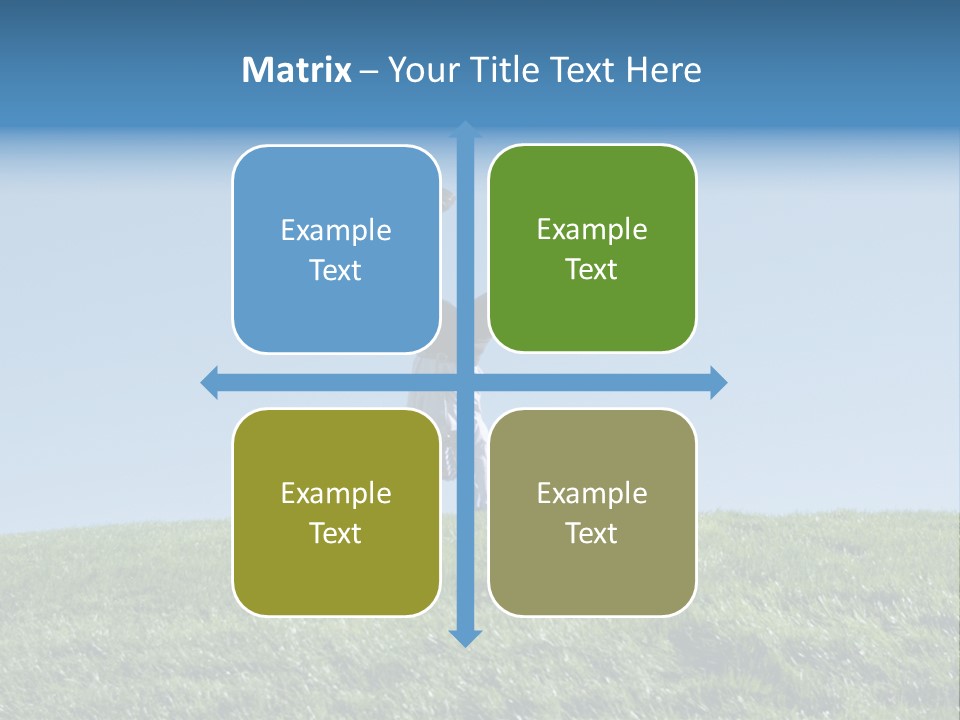 Success Nature Manager PowerPoint Template