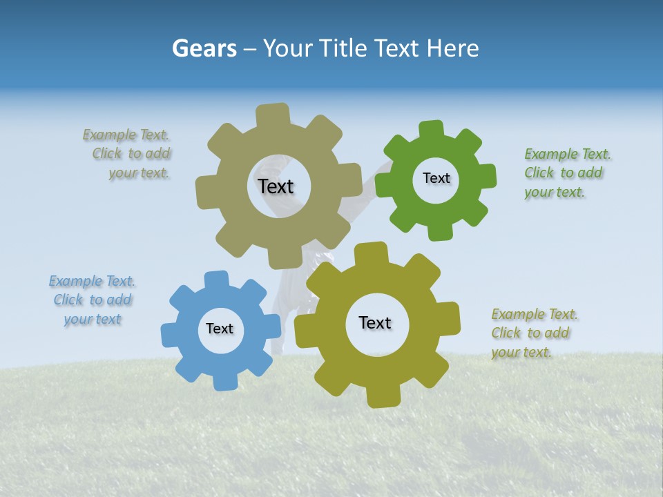 Success Nature Manager PowerPoint Template