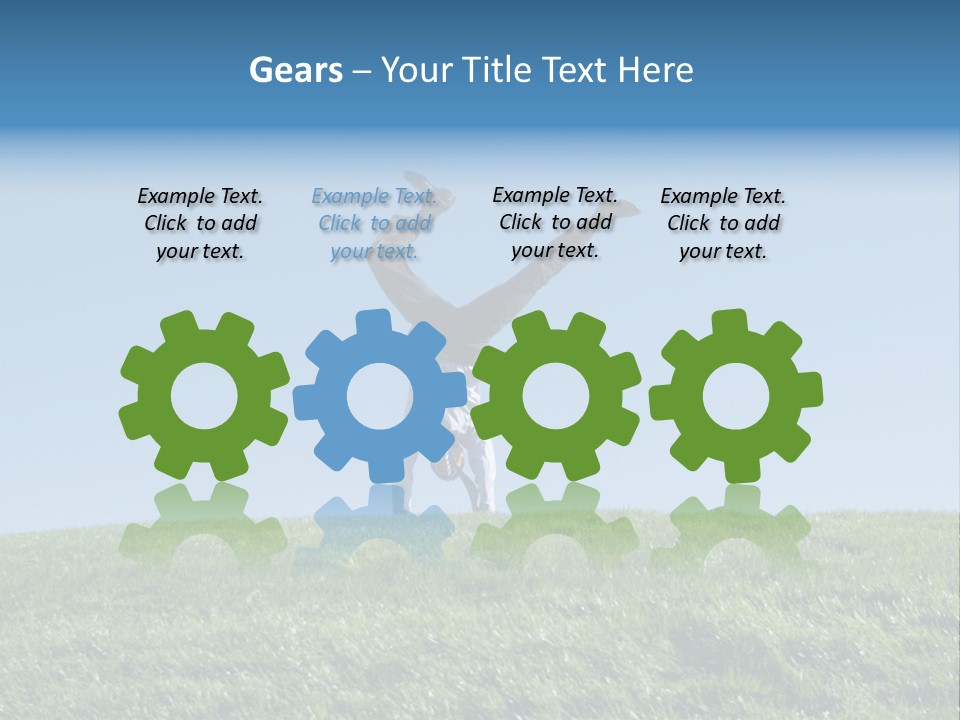 Success Nature Manager PowerPoint Template