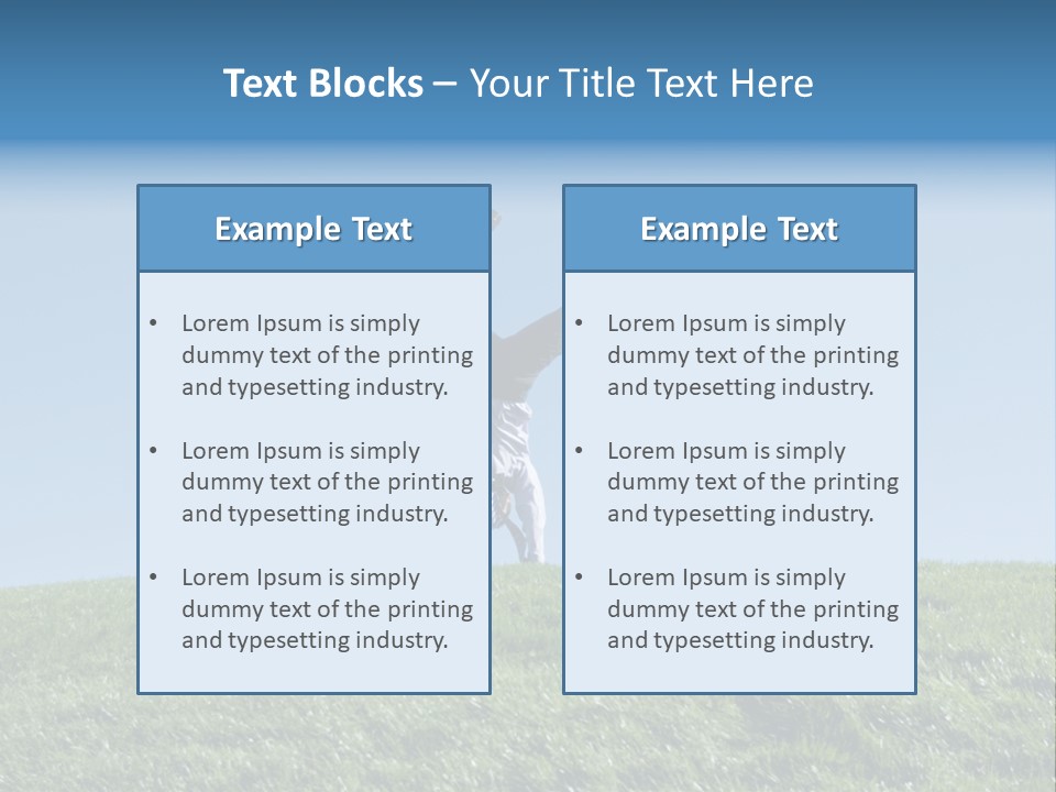Success Nature Manager PowerPoint Template