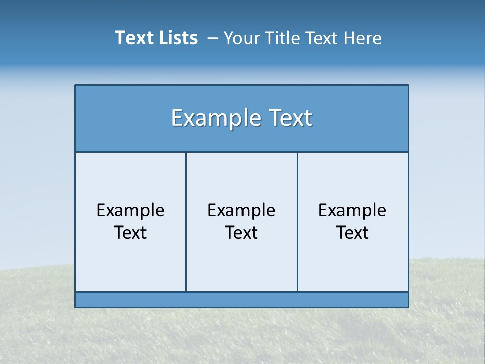 Success Nature Manager PowerPoint Template