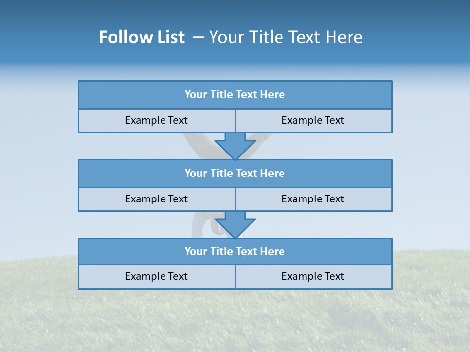 Success Nature Manager PowerPoint Template