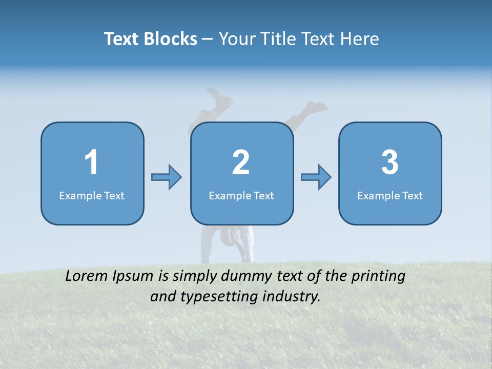 Success Nature Manager PowerPoint Template