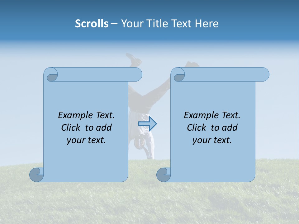 Success Nature Manager PowerPoint Template