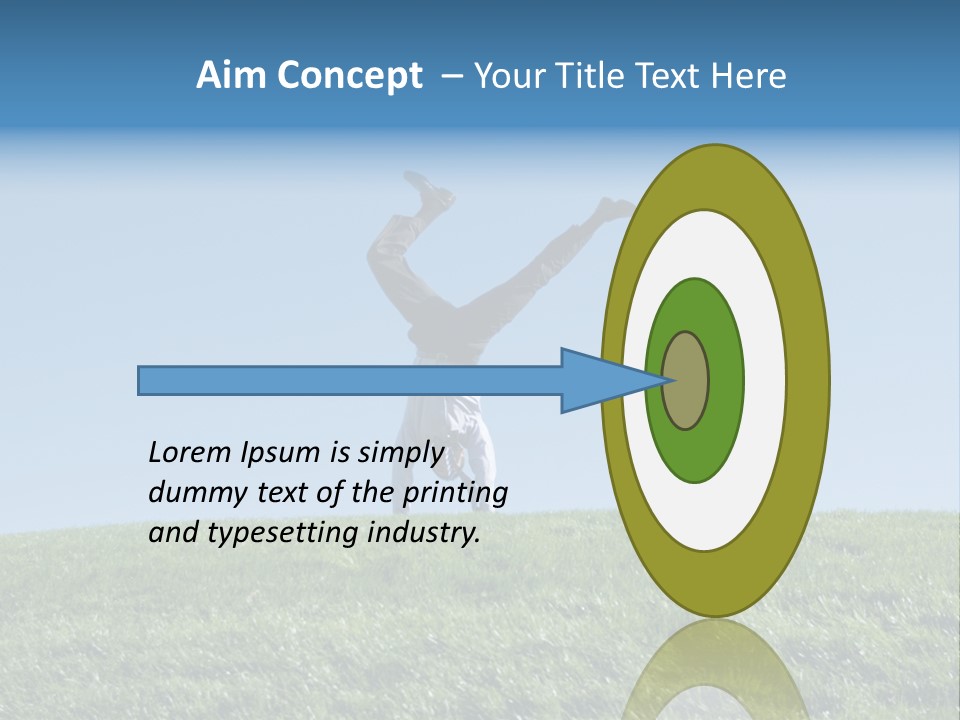 Success Nature Manager PowerPoint Template