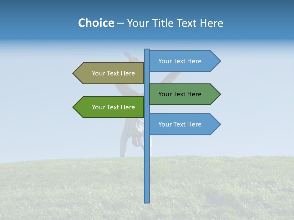 Success Nature Manager PowerPoint Template