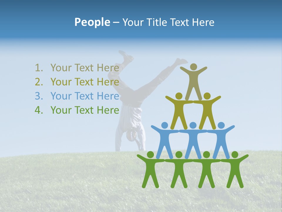 Success Nature Manager PowerPoint Template