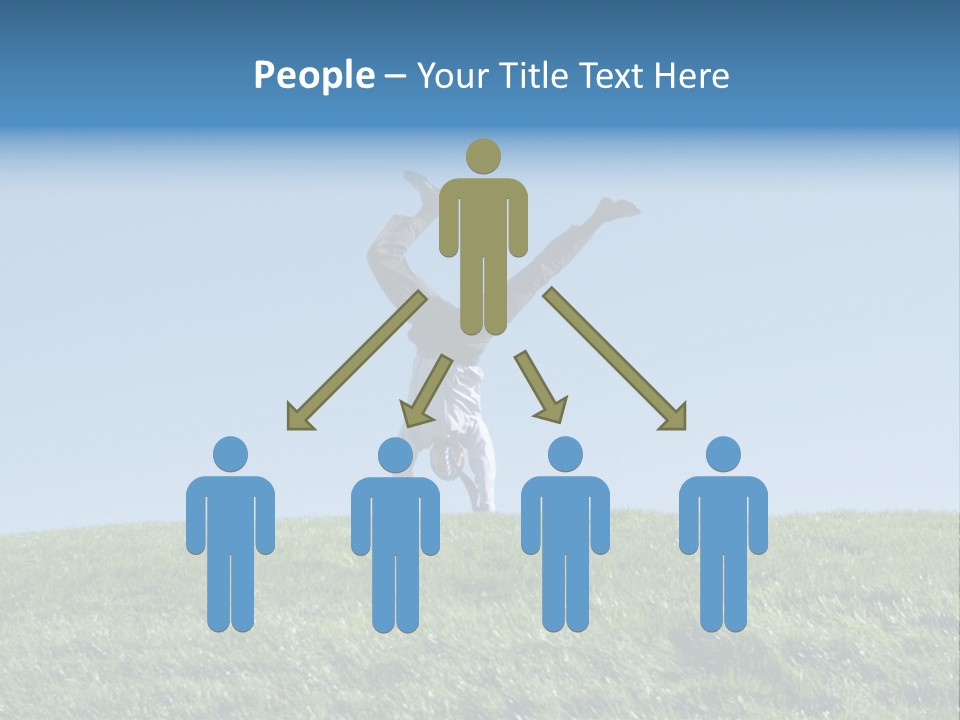 Success Nature Manager PowerPoint Template