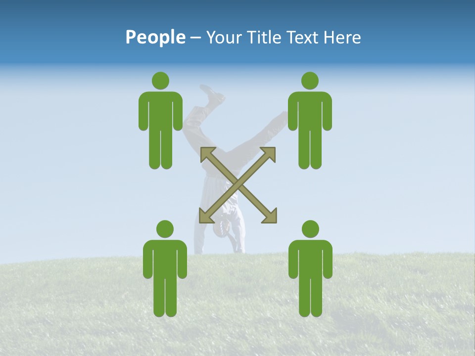 Success Nature Manager PowerPoint Template