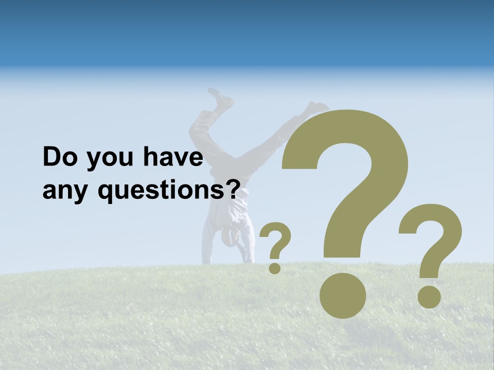 Success Nature Manager PowerPoint Template