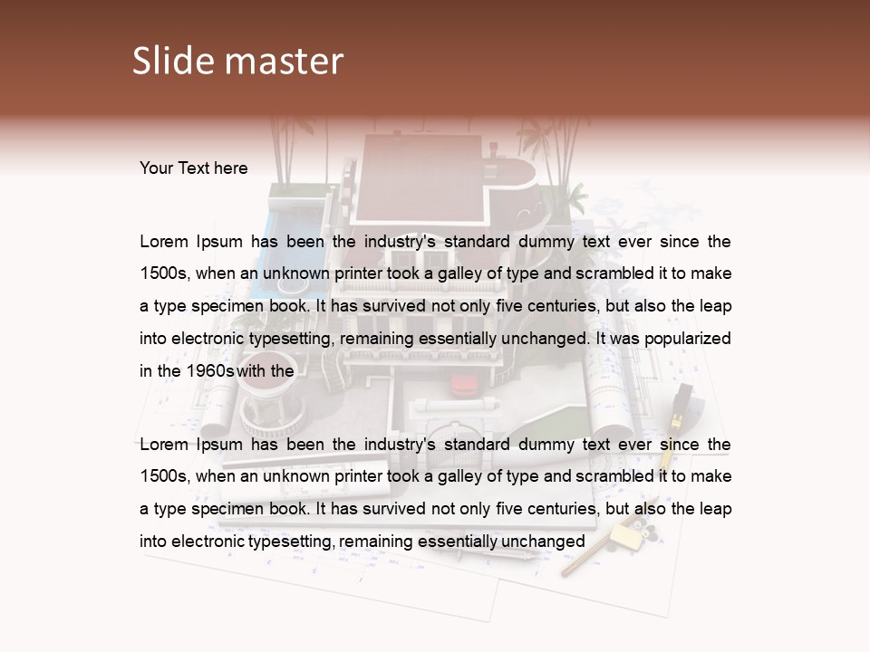 Architecture Prefabricated Outdoor PowerPoint Template