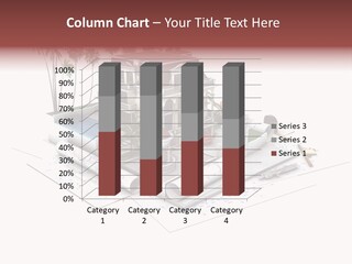 Exterior Built Mansion PowerPoint Template