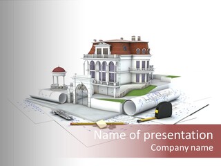 House Outdoor PowerPoint Template