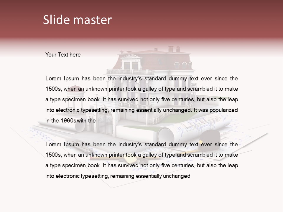 House Outdoor PowerPoint Template