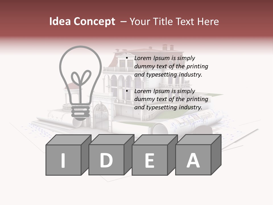 House Outdoor PowerPoint Template