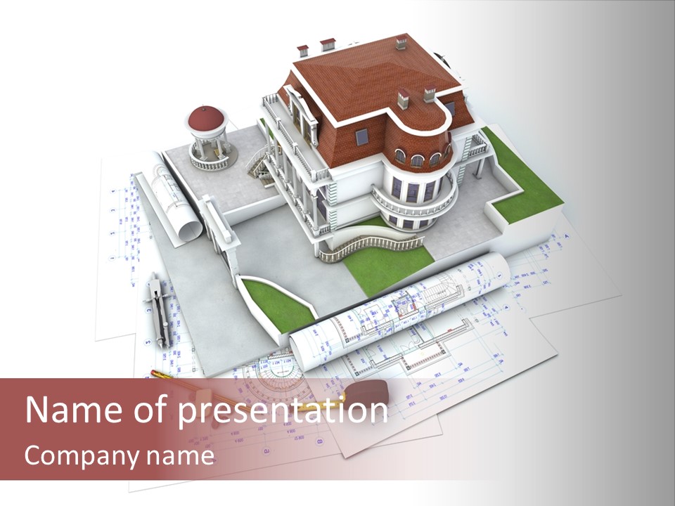 Background Facade Modern PowerPoint Template