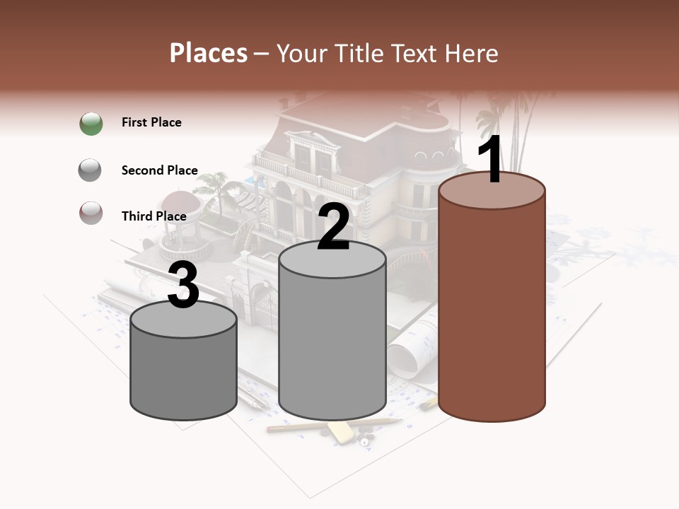 Architecture Estate Drawing PowerPoint Template
