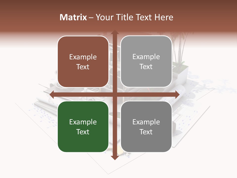 Architecture Estate Drawing PowerPoint Template