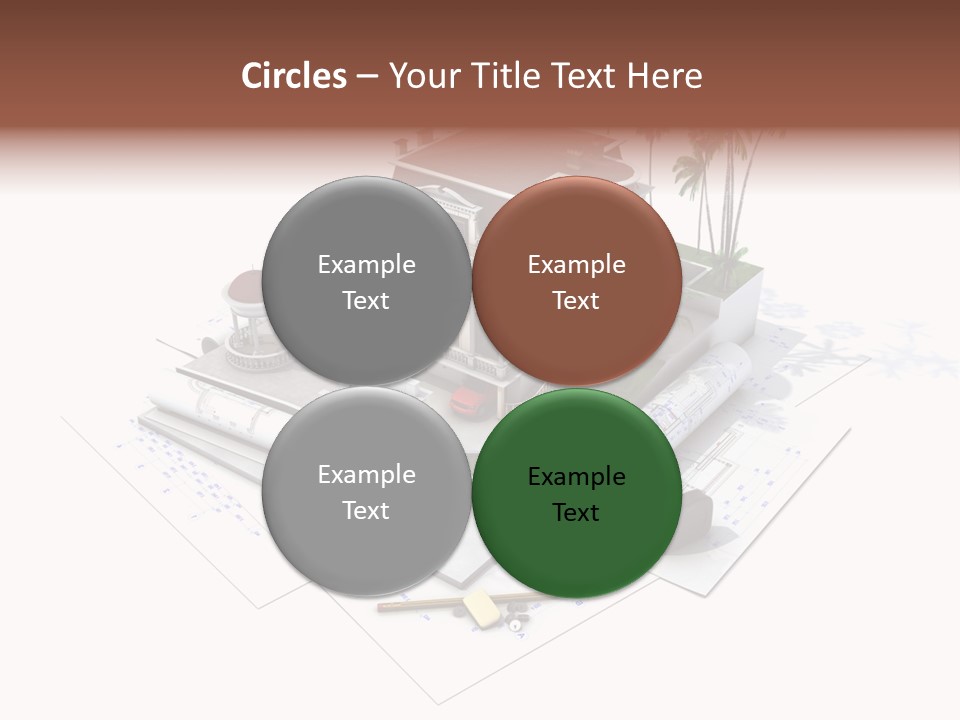 Architecture Estate Drawing PowerPoint Template