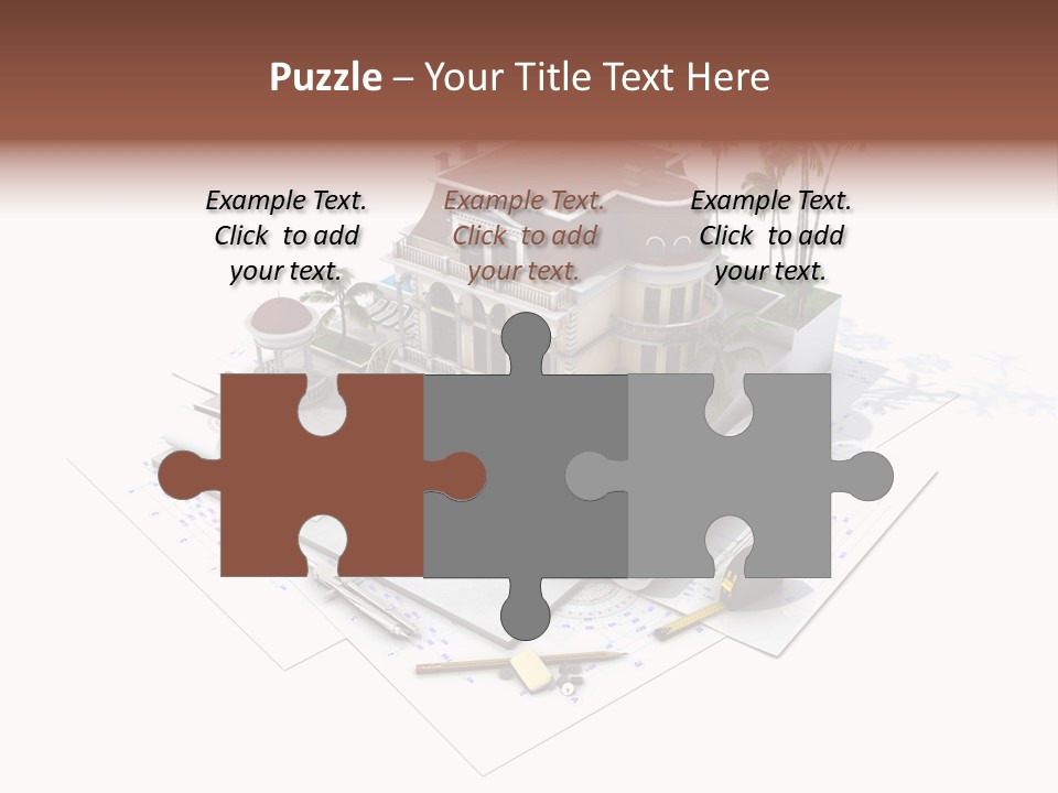 Architecture Estate Drawing PowerPoint Template