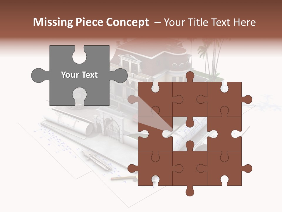 Architecture Estate Drawing PowerPoint Template