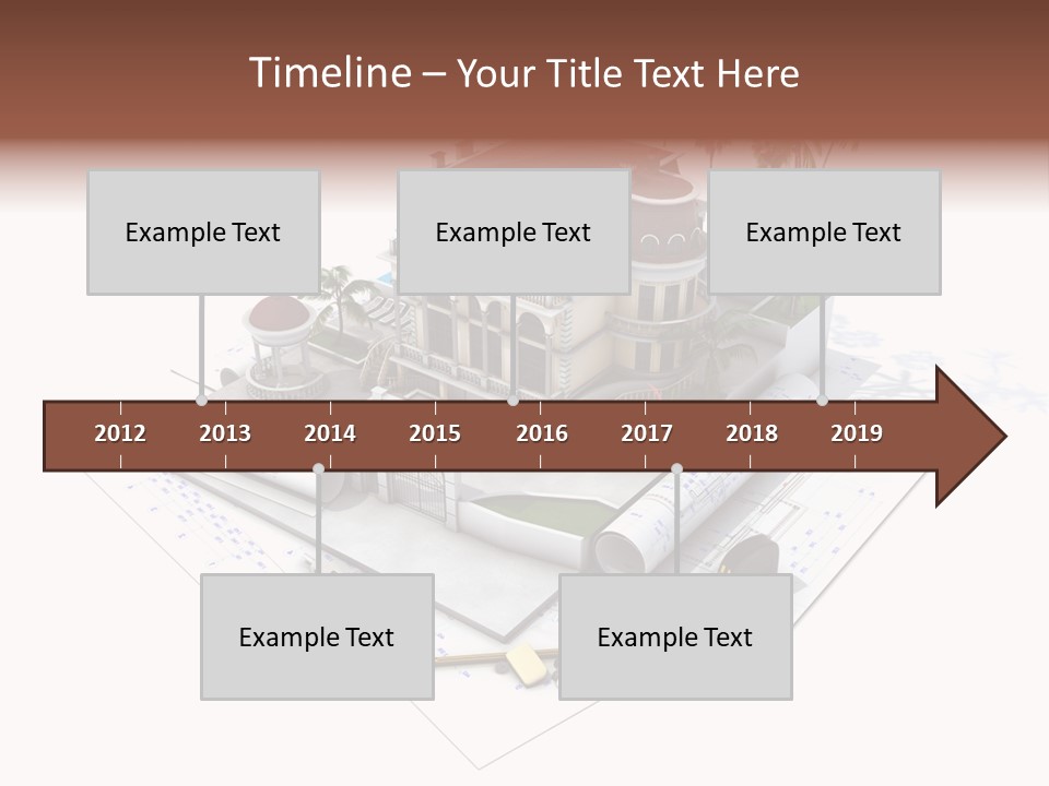 Architecture Estate Drawing PowerPoint Template