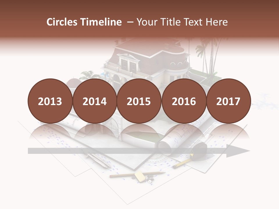 Architecture Estate Drawing PowerPoint Template