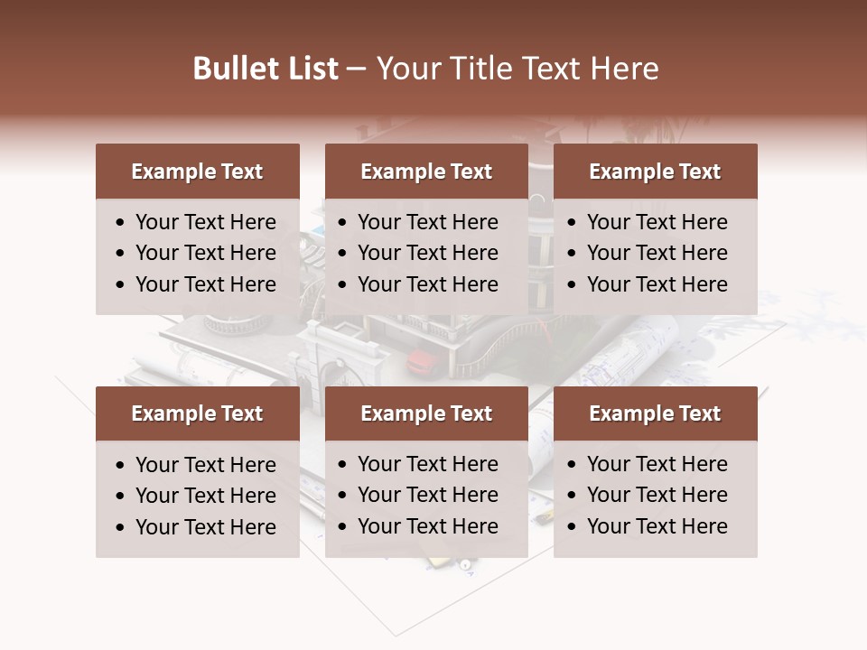 Architecture Estate Drawing PowerPoint Template