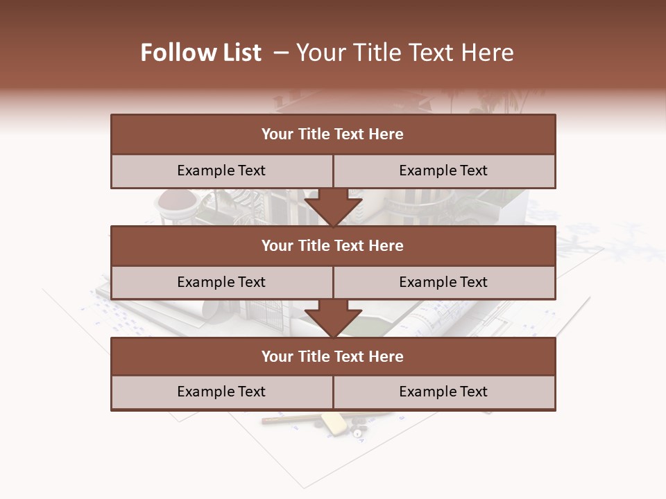 Architecture Estate Drawing PowerPoint Template