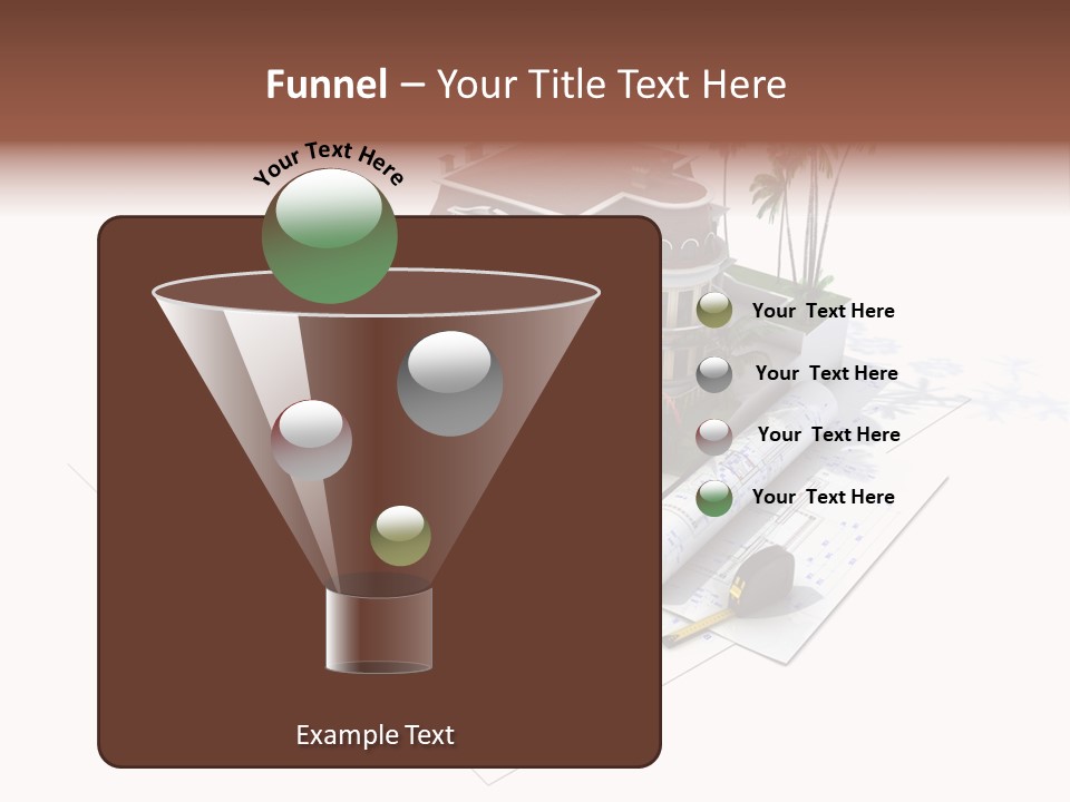 Architecture Estate Drawing PowerPoint Template