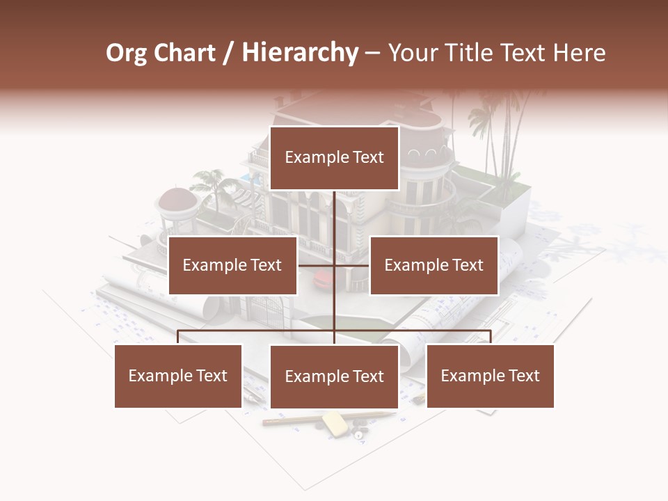 Architecture Estate Drawing PowerPoint Template