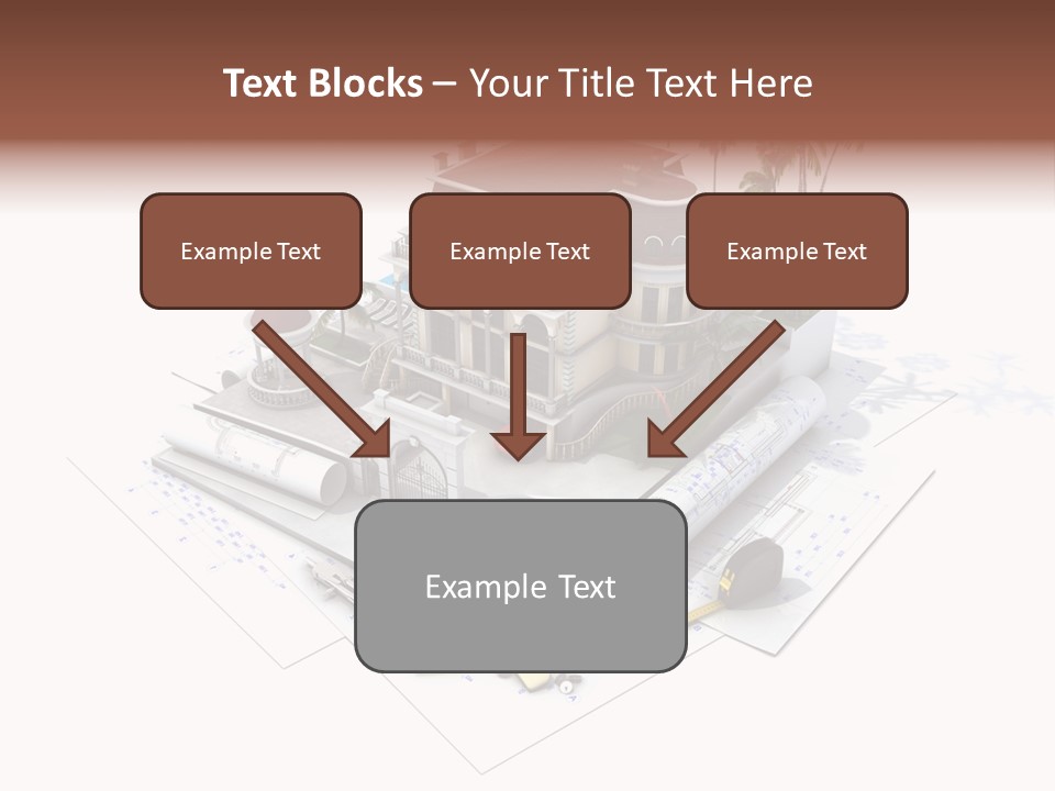 Architecture Estate Drawing PowerPoint Template