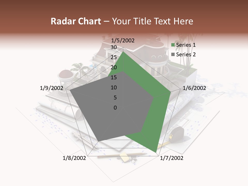 Architecture Estate Drawing PowerPoint Template