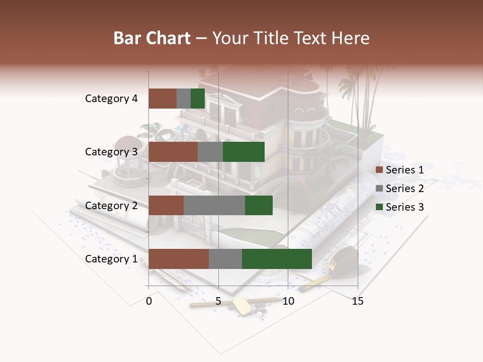 Architecture Estate Drawing PowerPoint Template