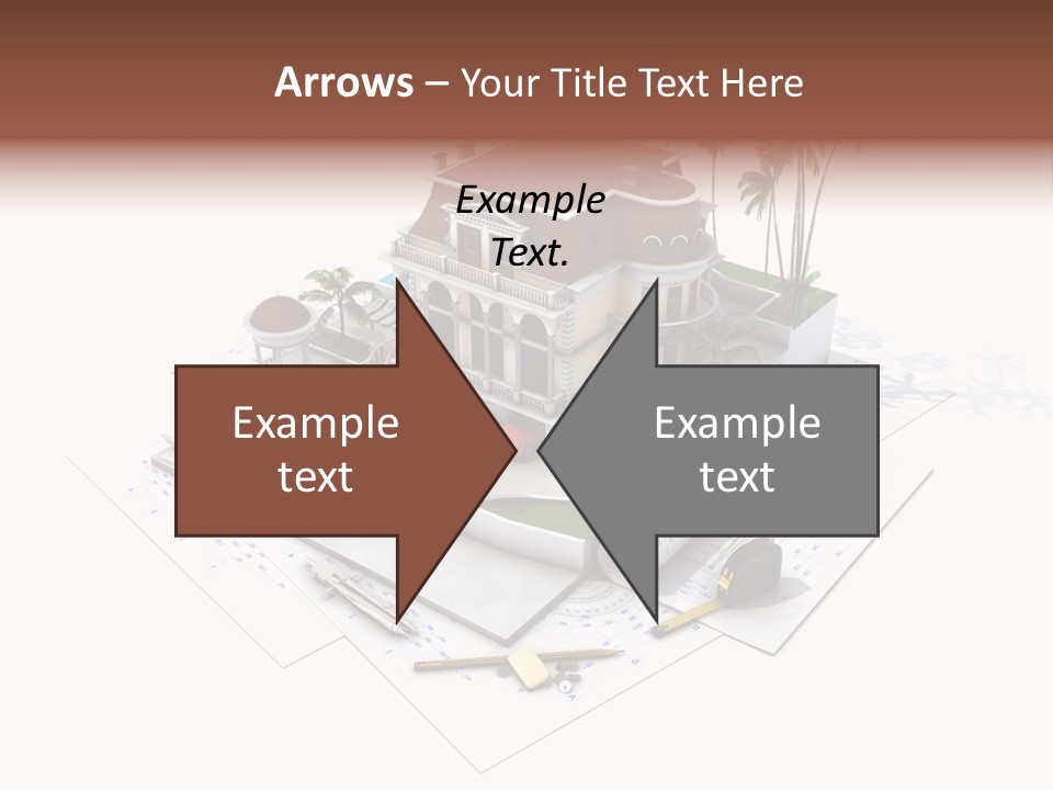Architecture Estate Drawing PowerPoint Template