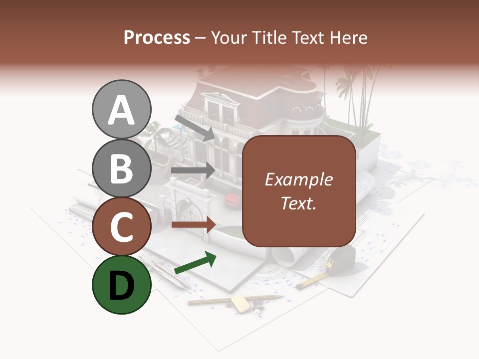 Architecture Estate Drawing PowerPoint Template