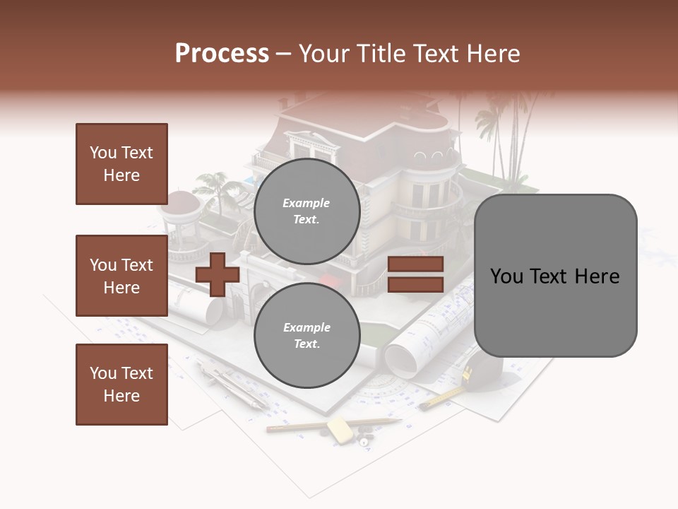 Architecture Estate Drawing PowerPoint Template