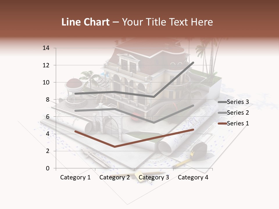Architecture Estate Drawing PowerPoint Template