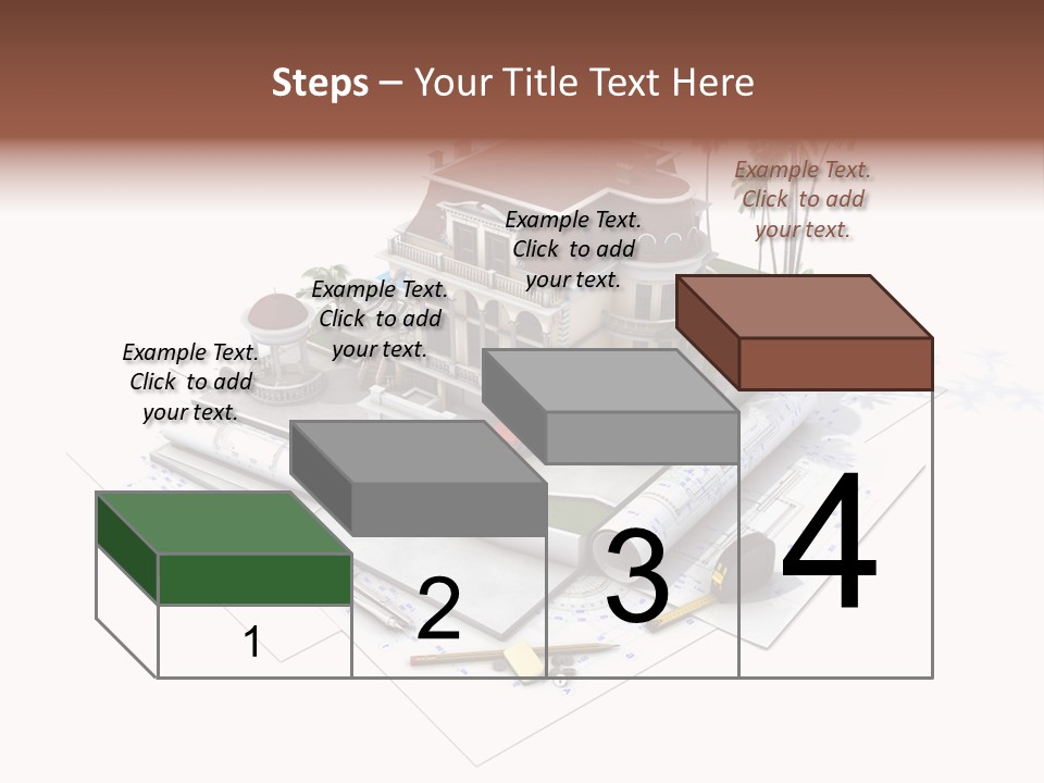 Architecture Estate Drawing PowerPoint Template