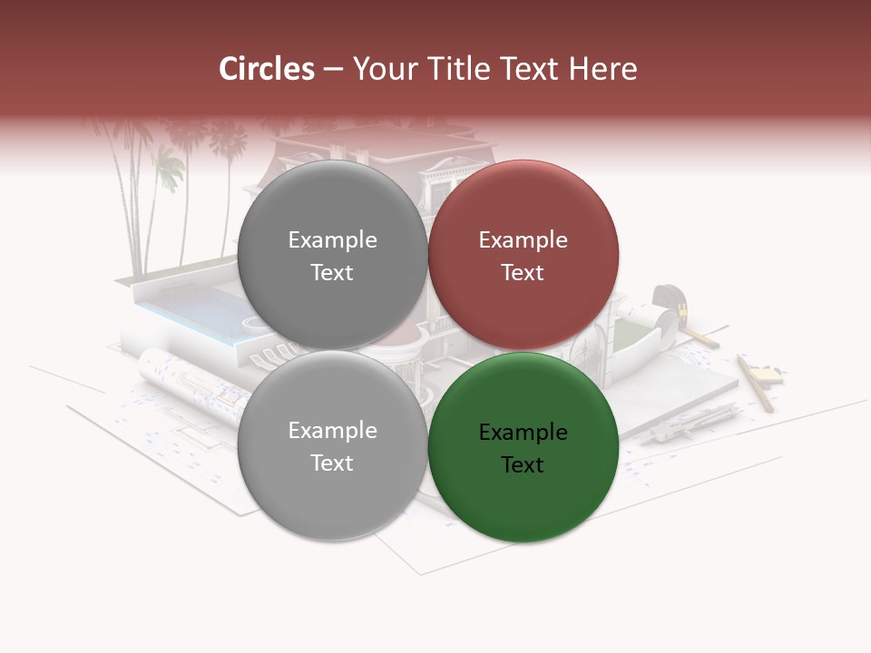 Wood Housing White PowerPoint Template