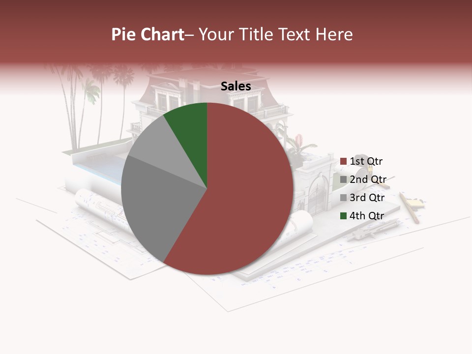 Wood Housing White PowerPoint Template