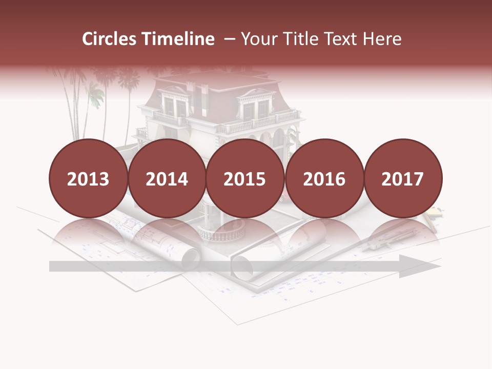 Wood Housing White PowerPoint Template