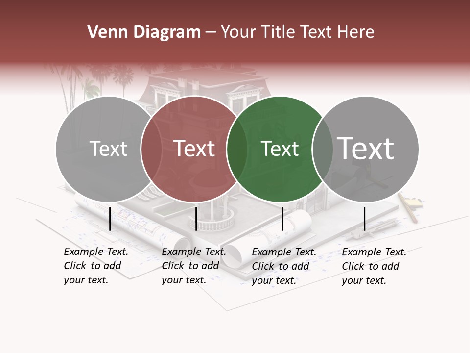 Wood Housing White PowerPoint Template