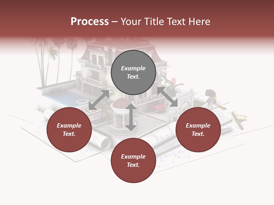 Wood Housing White PowerPoint Template