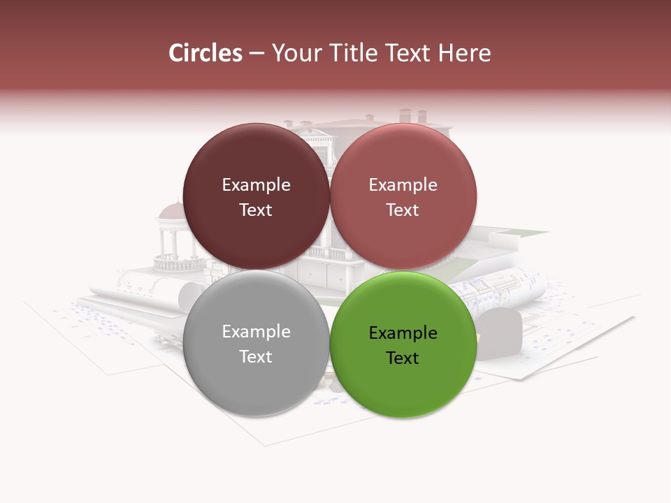 Cottage Sketch White PowerPoint Template