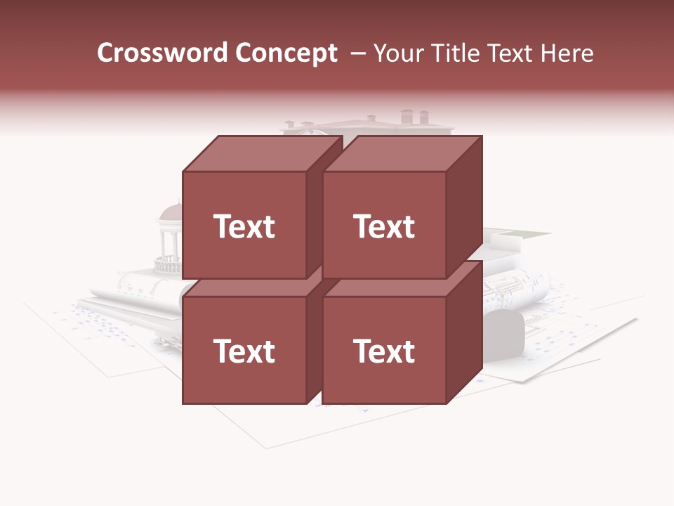 Cottage Sketch White PowerPoint Template