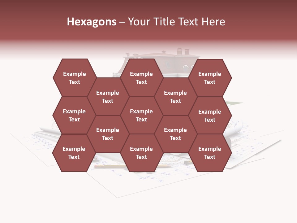 Cottage Sketch White PowerPoint Template