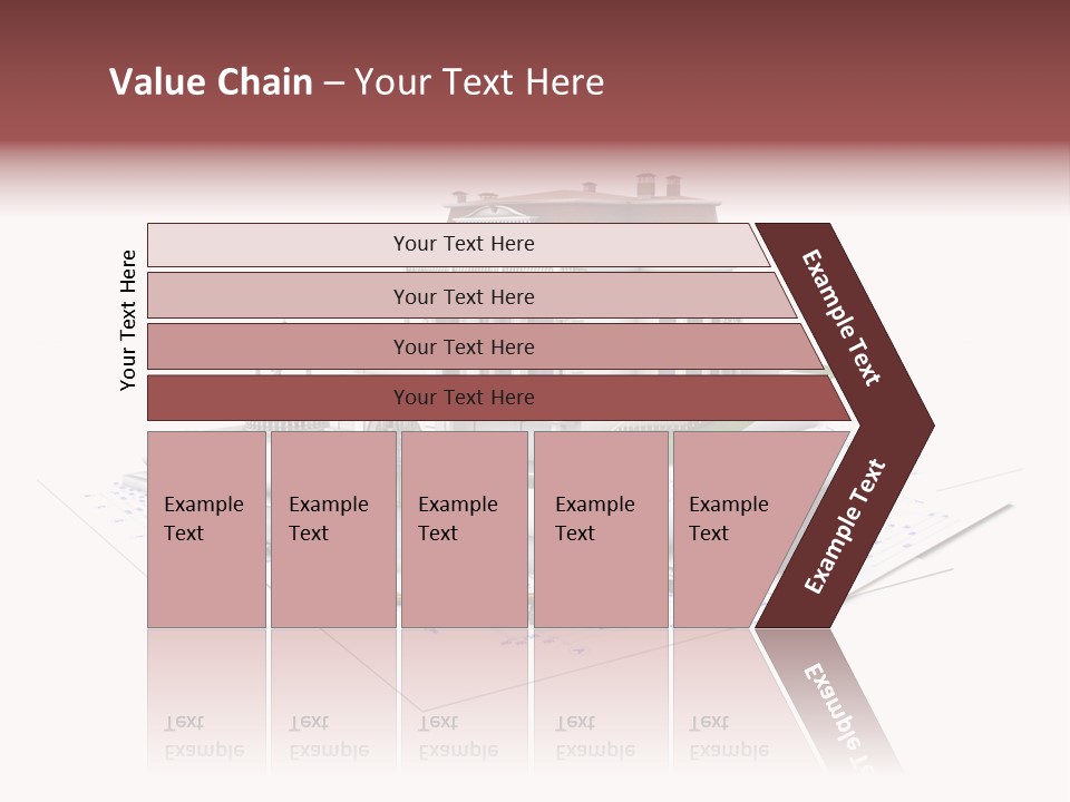 Cottage Sketch White PowerPoint Template