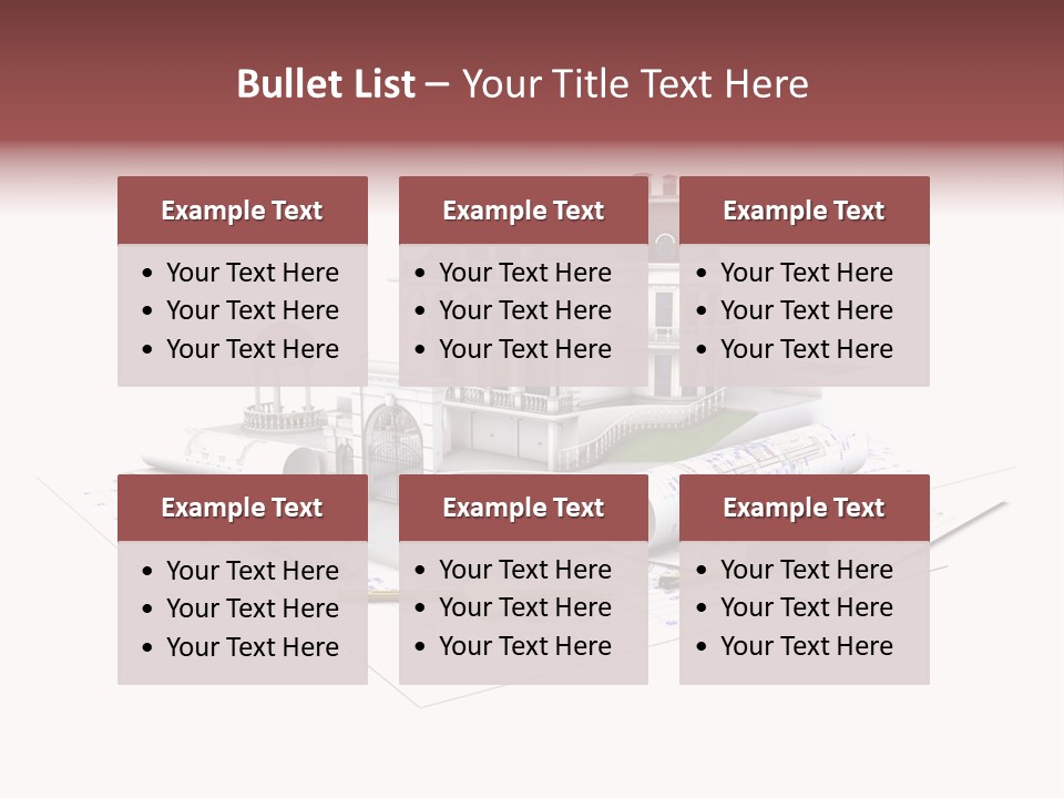 Cottage Sketch White PowerPoint Template